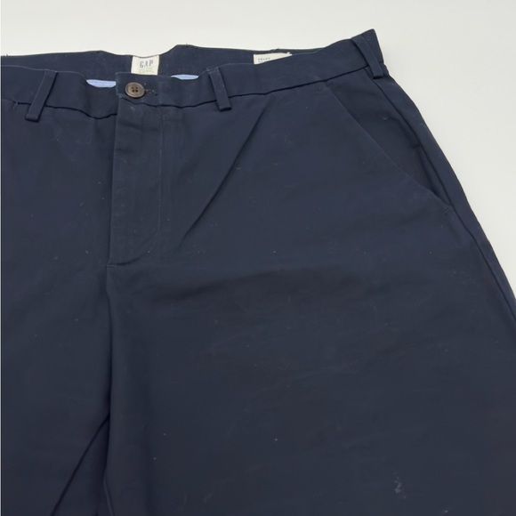 Gap Pants Men 36x32 Relaxed Dark Blue Chino Straight Pants - Picture 2 of 13